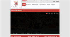 Desktop Screenshot of handball-hof.net